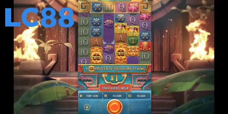 Một trong top game nổ hũ hot tại Lc88 là kho báu Aztec